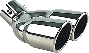 320 ハンドメイド ダミーマフラー オリジナル Amazon | MIMIA マフラーカッター 2本出し 汎用 車用 マフラー テイル